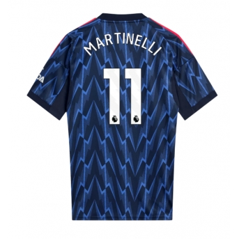Billige Fotballdrakt Arsenal Gabriel Martinelli #11 Replika Bortedrakt 2025-26 Kortermet